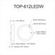 Topaz LED 6 inch Polished Chrome Decorative Wall Sconce Wall Light