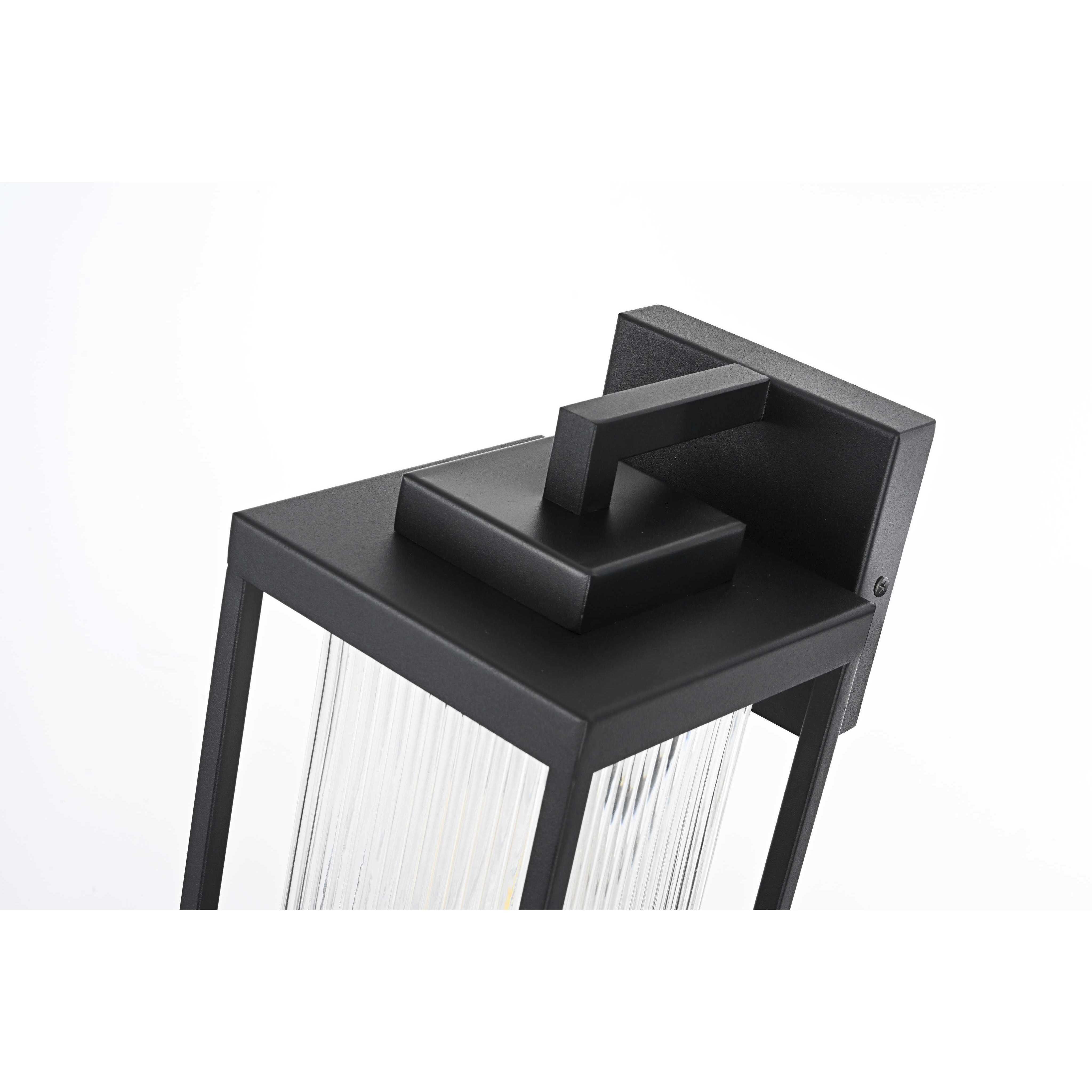 Ludlow 1 Light 12.5 inch Black Outdoor Wall Sconce