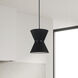 Caterine 1 Light 12 inch Matte Black Pendant Ceiling Light
