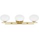 Julep LED 24 inch Brushed Gold Vanity Light Wall Light