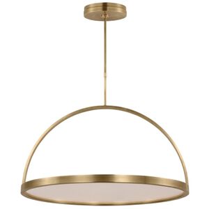 Kelly Wearstler Cerne LED 36 inch Natural Brass Chandelier Ceiling Light