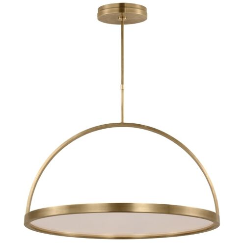 Kelly Wearstler Cerne LED 36 inch Natural Brass Chandelier Ceiling Light