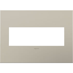 Adorne Satin Nickel Wall Plate, 3-Gang