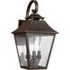 Sean Lavin Galena 3 Light 19 inch Sable Outdoor Wall Lantern