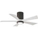 Atlas Irene-5HLK 42 inch Textured Bronze with Matte White Blades Flush Mount Paddle Fan