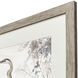 Feathers on Water II Blue and Gray and Beige Framed Art, Propac