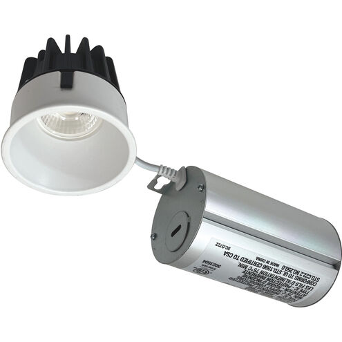 M2 Matte Powder White Recessed in 4000K, 750
