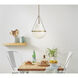 Collins 1 Light 15 inch Heritage Brass Pendant Ceiling Light