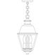 Inverness 3 Light 8 inch Satin Black Pendant Ceiling Light in Clear