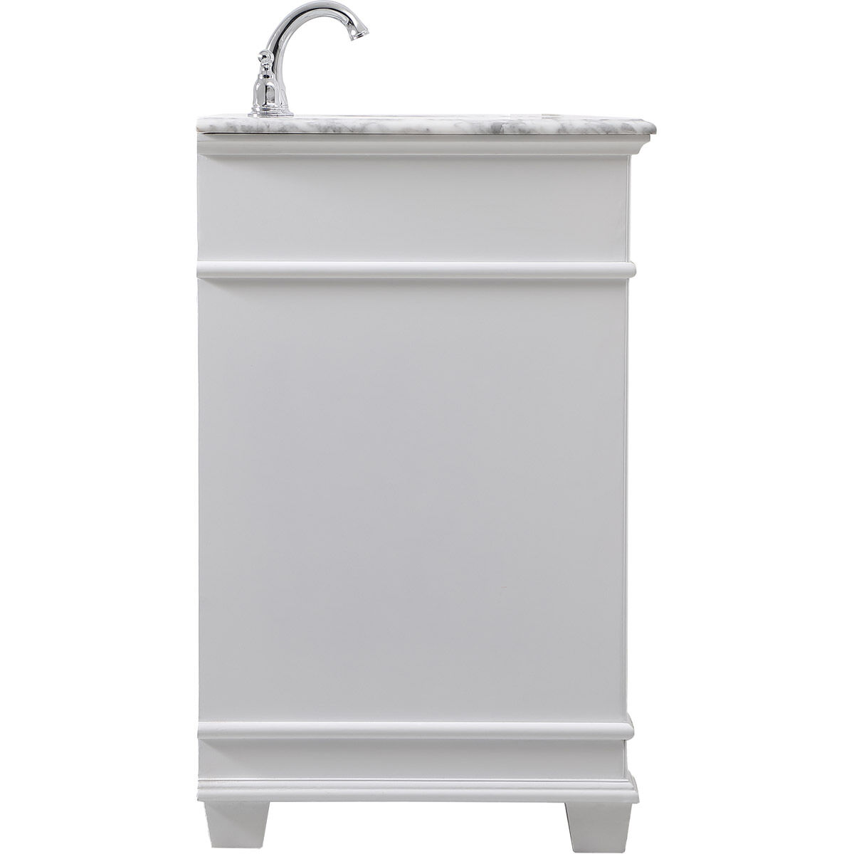 Wesley 48 X 22 X 35 inch White Vanity Sink Set