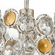 Vitozzi 1 Light 7.25 inch Antique Silver Leaf Pendant Ceiling Light