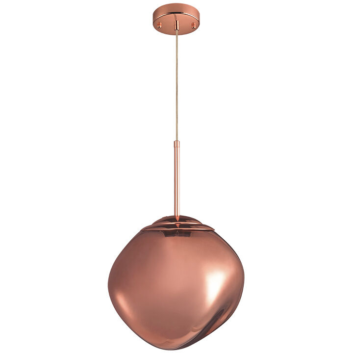 Galactic LED 12 inch Copper Pendant Ceiling Light