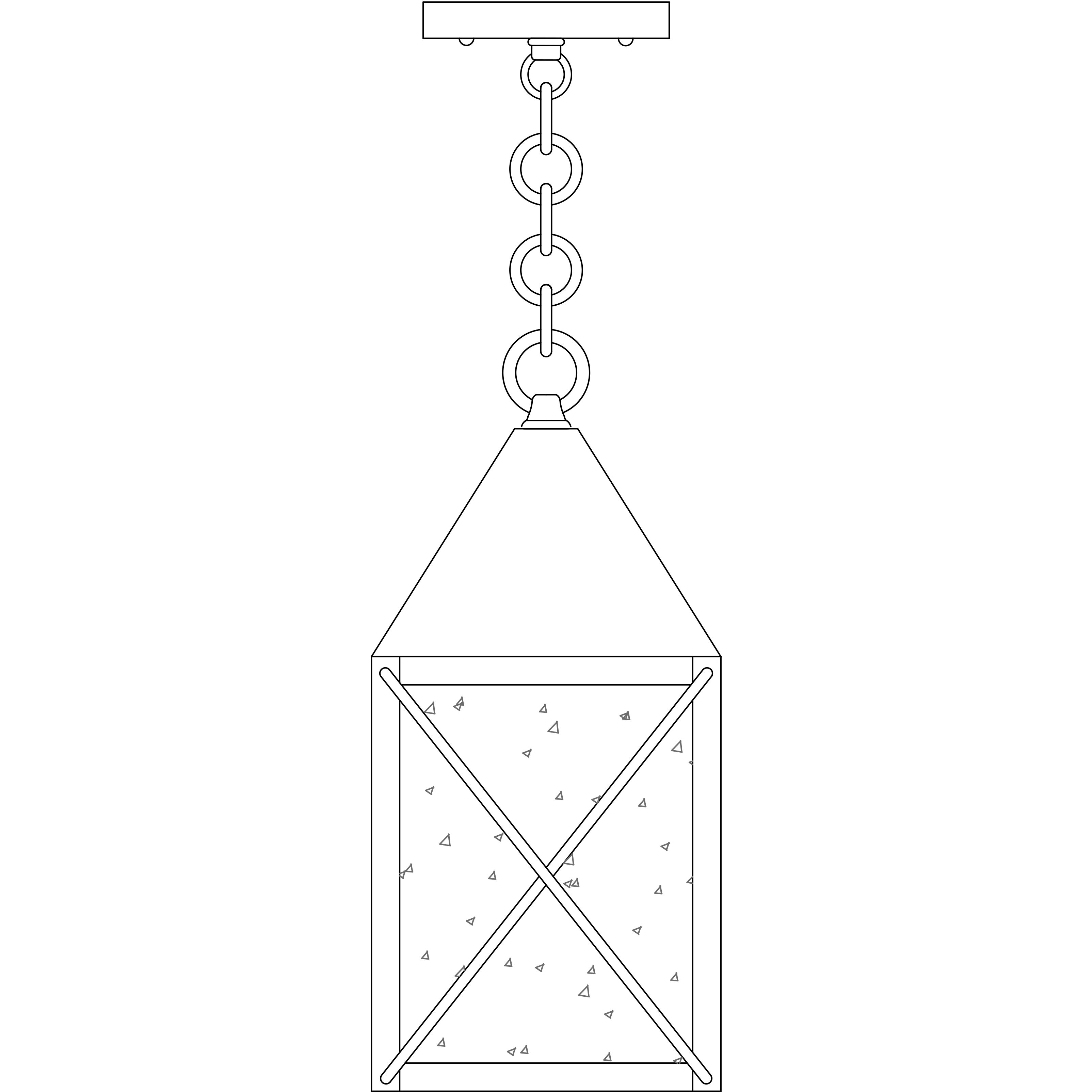 Nottingham 1 Light 6 inch Mission Brown Pendant Ceiling Light in Almond Mica