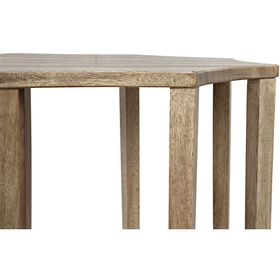 Ariana 30 X 30 inch Washed Walnut Side Table