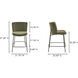 Early 37.4 inch Green Counter Stool