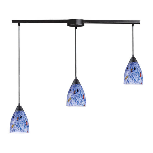 Maundays Bay 3 Light 36 inch Dark Rust Pendant Ceiling Light