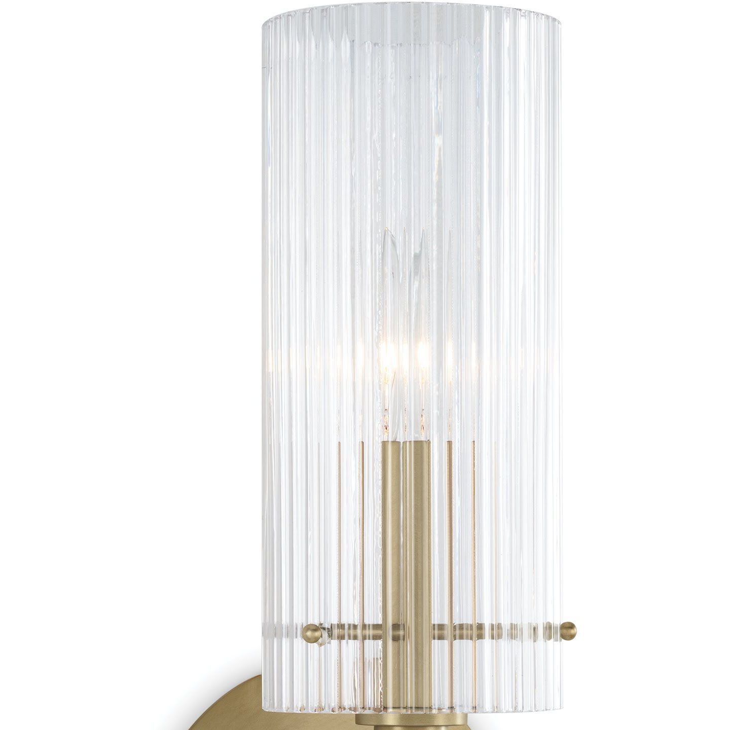Dixie 1 Light 5.5 inch Natural Brass Wall Sconce Wall Light