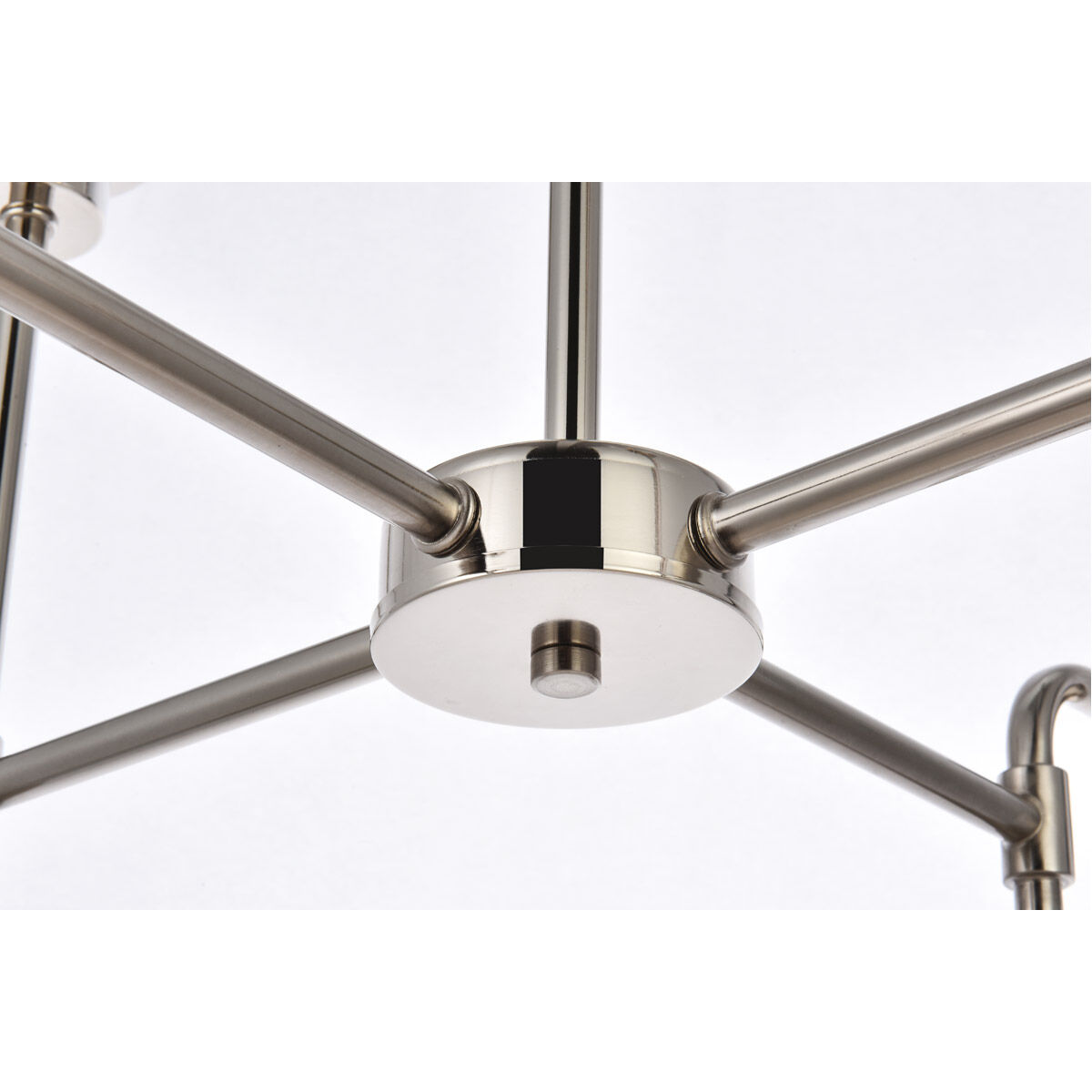 Hanson 8 Light 36 inch Polish Nickel Pendant Ceiling Light