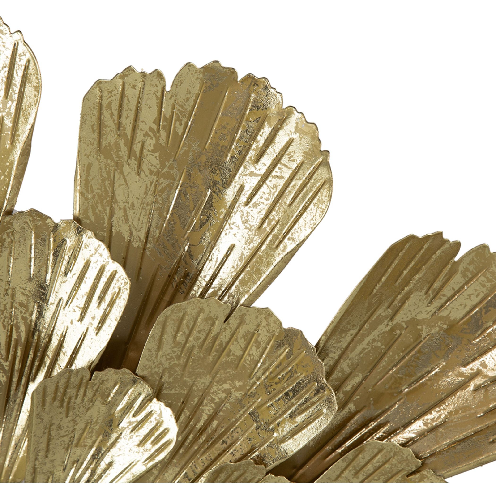 Sunburst 37 X 37 inch Gold Wall Mirror