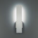 Stag LED 2.5 inch Brushed Aluminum Outdoor Wall Light in 3500K, dweLED