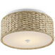 Colchester LED 16 inch Natural Flush Mount Ceiling Light