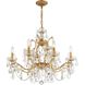 Filmore 12 Light 29 inch Antique Gold Chandelier Ceiling Light in Clear Swarovski Strass