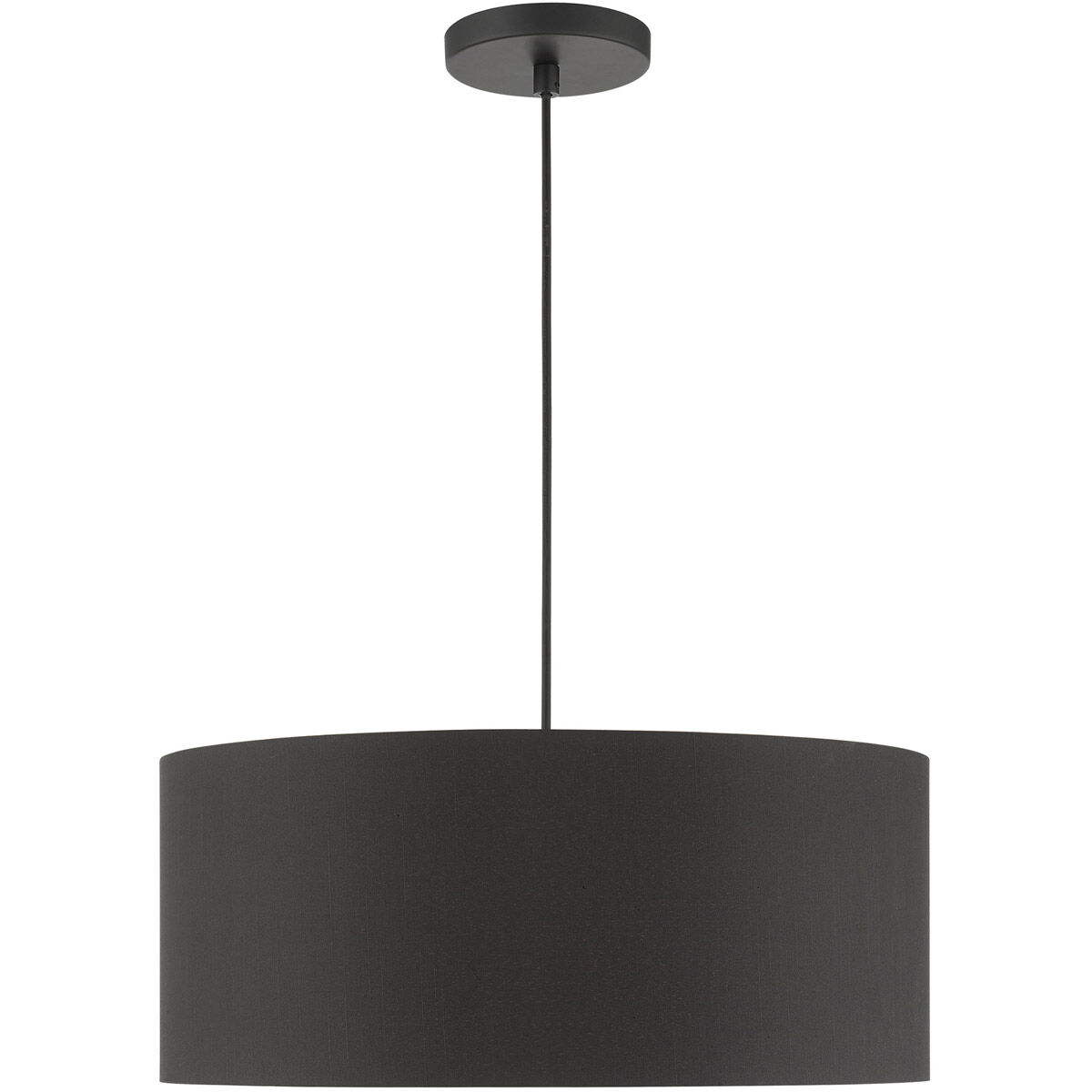 Sentosa 3 Light 18 inch Black Pendant Ceiling Light