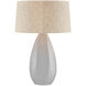 Colwyn 29.5 inch 15 watt Aged Brass/Ceramic Dove White Table Lamp Portable Light