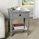 Barrett 24 X 19 inch Carbon Gray and Black Accent Table