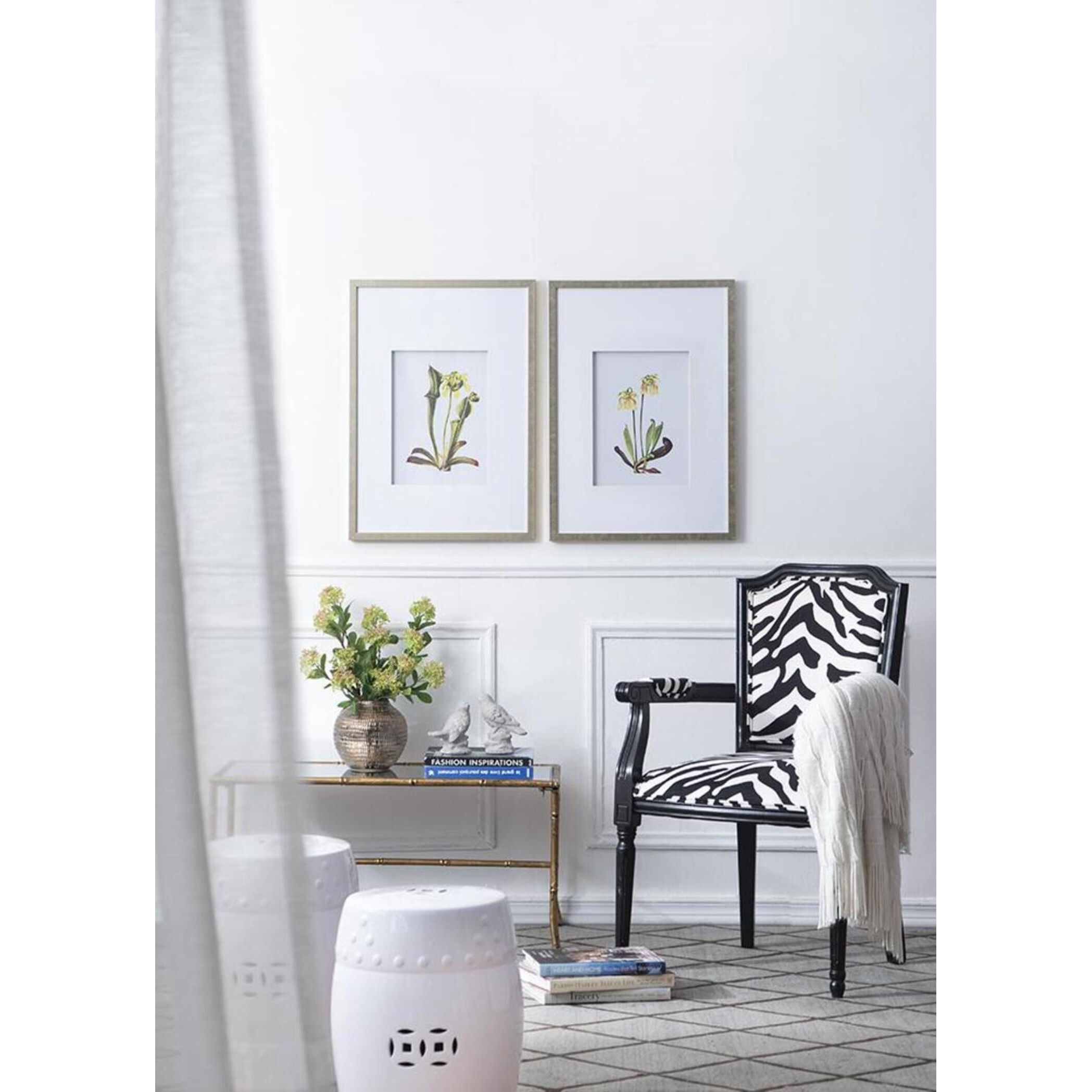 Botanical Multi Color Wall Art, Set of 4