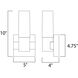 Contessa 1 Light 5 inch Natural Aged Brass ADA Wall Sconce Wall Light