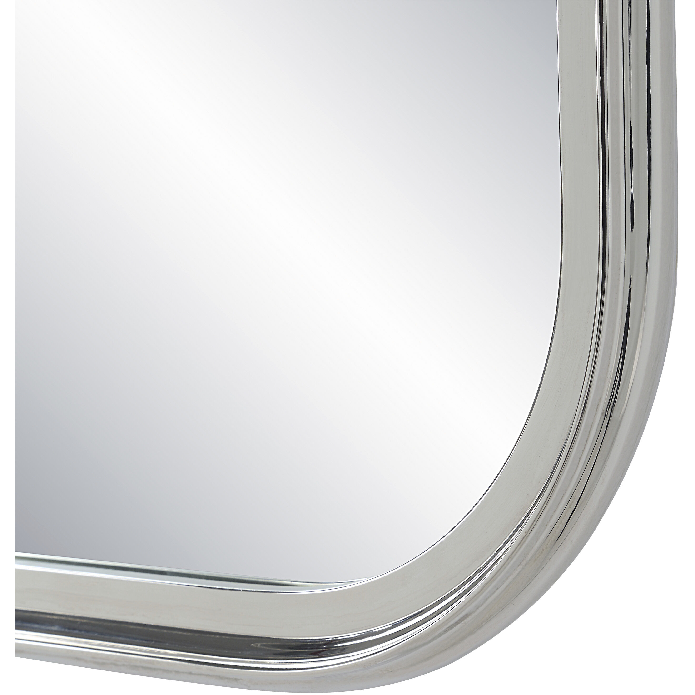 Sylvie 36 X 24 inch Polished Nickel Wall Mirror