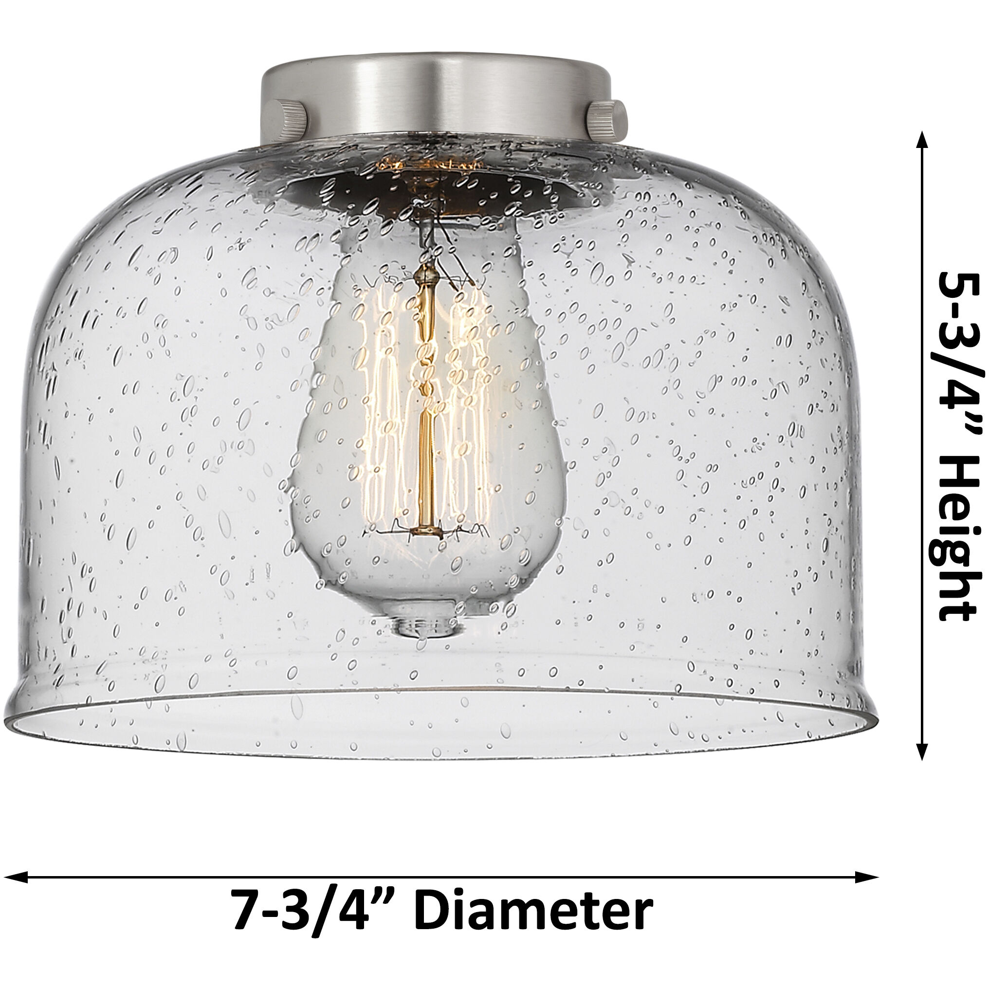 Edison Large Bell 3 Light 36 inch Matte Black Linear Pendant Ceiling Light, Edison