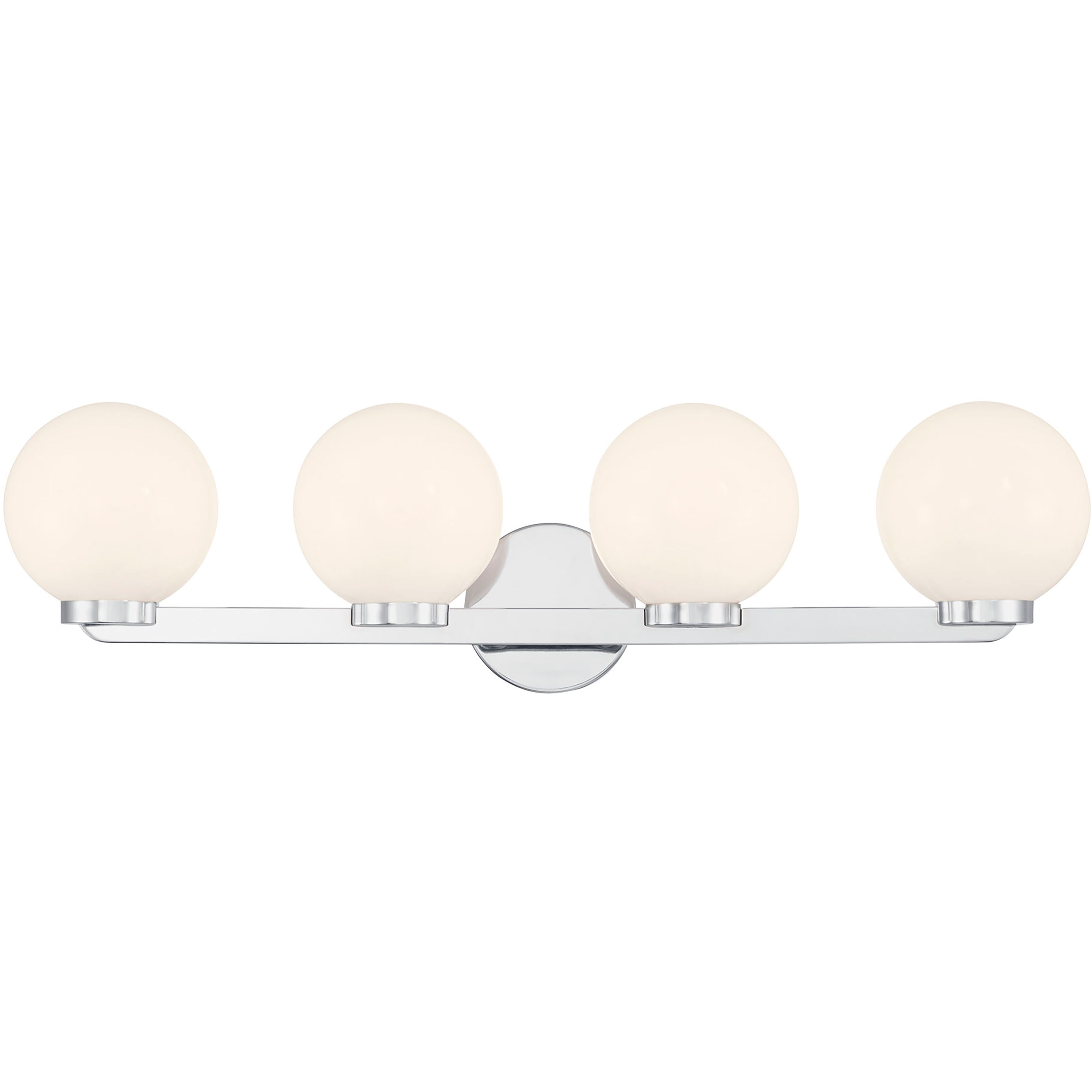 Ardeva 4 Light 30.25 inch Chrome Bathroom Vanity Light Wall Light