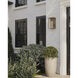 Royster 1 Light 13.75 inch Antique Brass Outdoor Wall Sconce