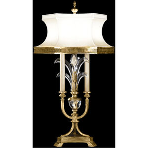 Beveled Arcs 37 inch 60.00 watt Gold Table Lamp Portable Light
