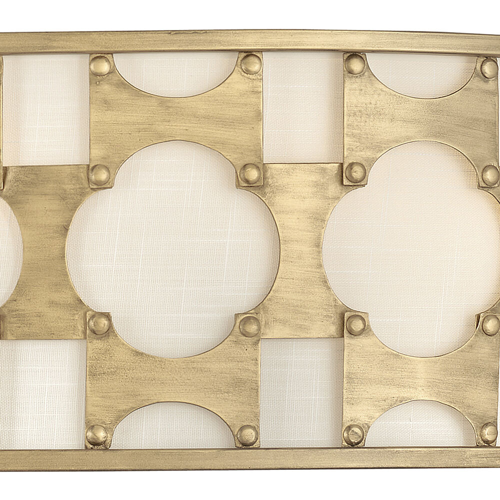 Carter 6 Light 37 inch Burnished Gold Indoor Linear Chandelier Ceiling Light, Oval