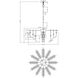 Ferris 3 Light 31.5 inch Antique Brass Chandelier Ceiling Light