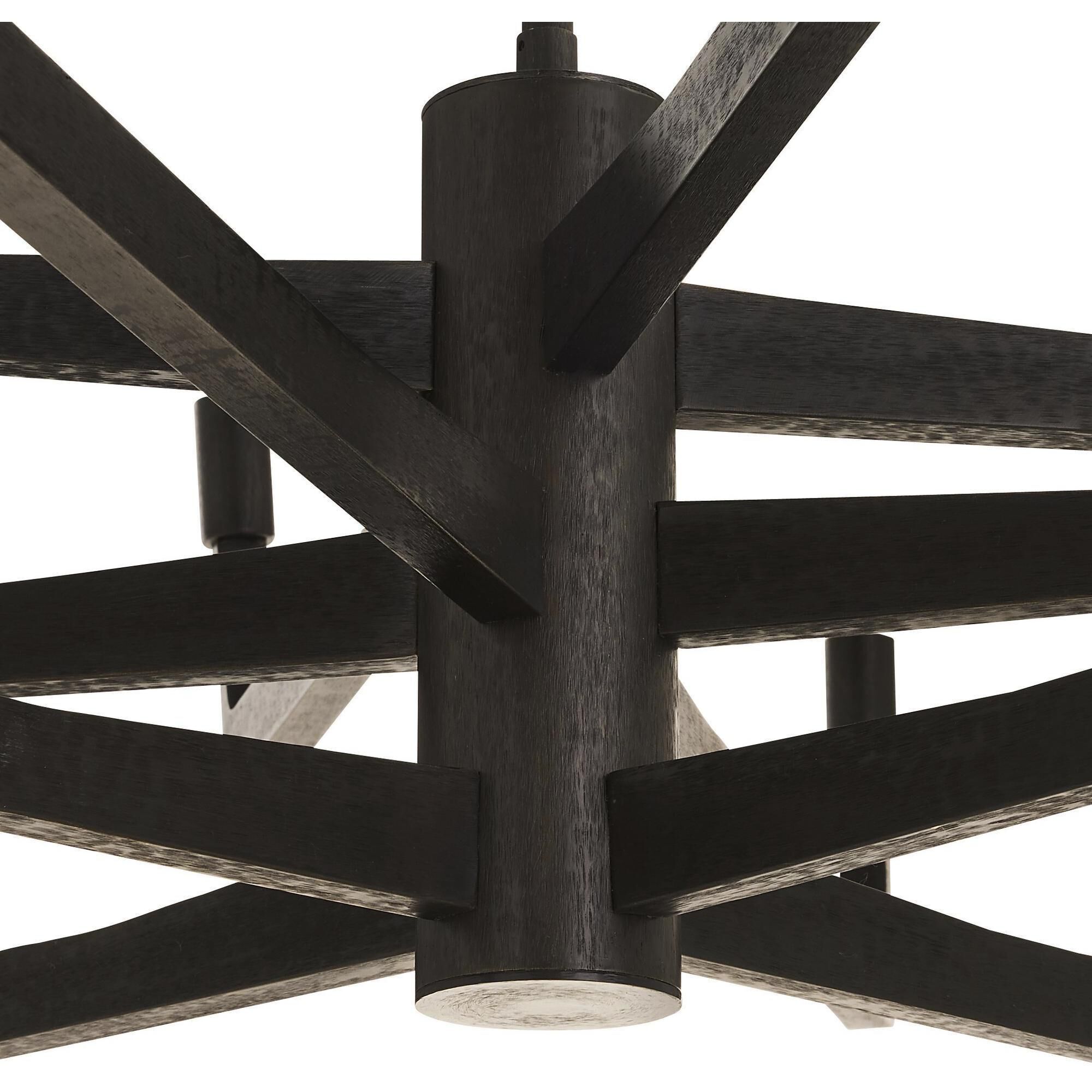 Griff 12 Light 56 inch English Bronze Chandelier Ceiling Light, Large