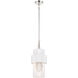 Gramercy 1 Light 8.88 inch Polished Nickel Mini Pendant Ceiling Light