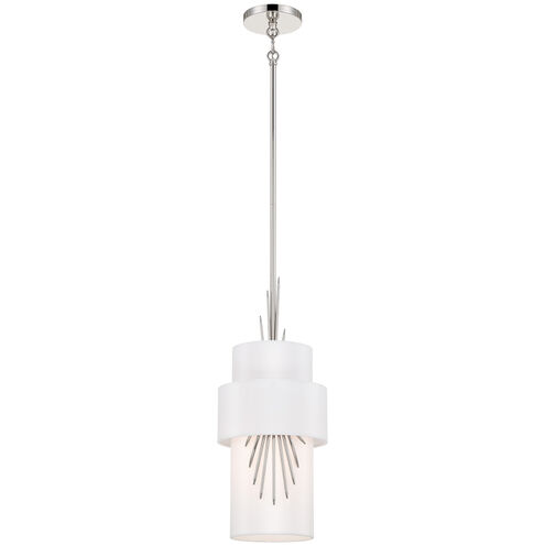 Gramercy 1 Light 8.88 inch Polished Nickel Mini Pendant Ceiling Light