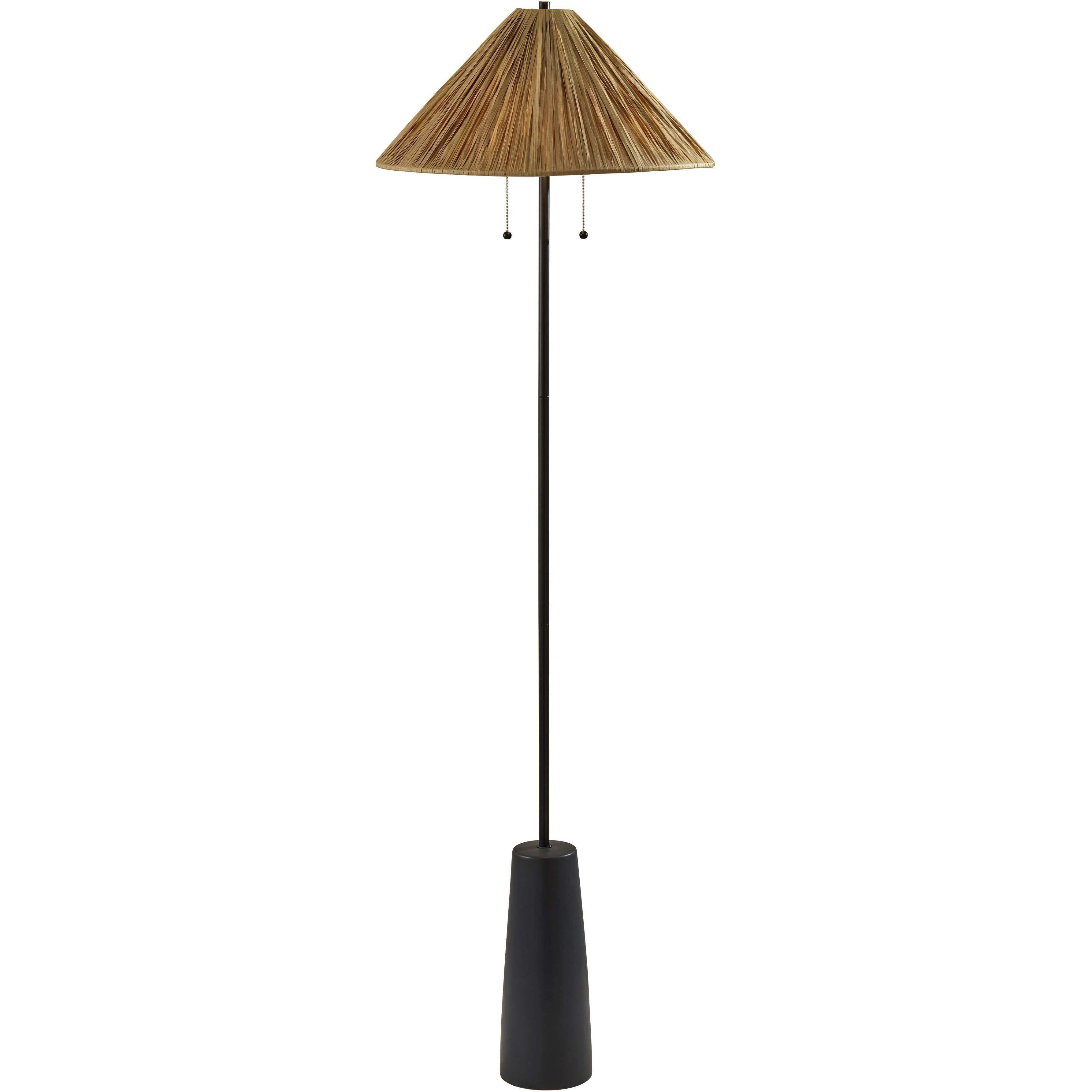Waylon 60 inch 60.00 watt Black Floor Lamp Portable Light