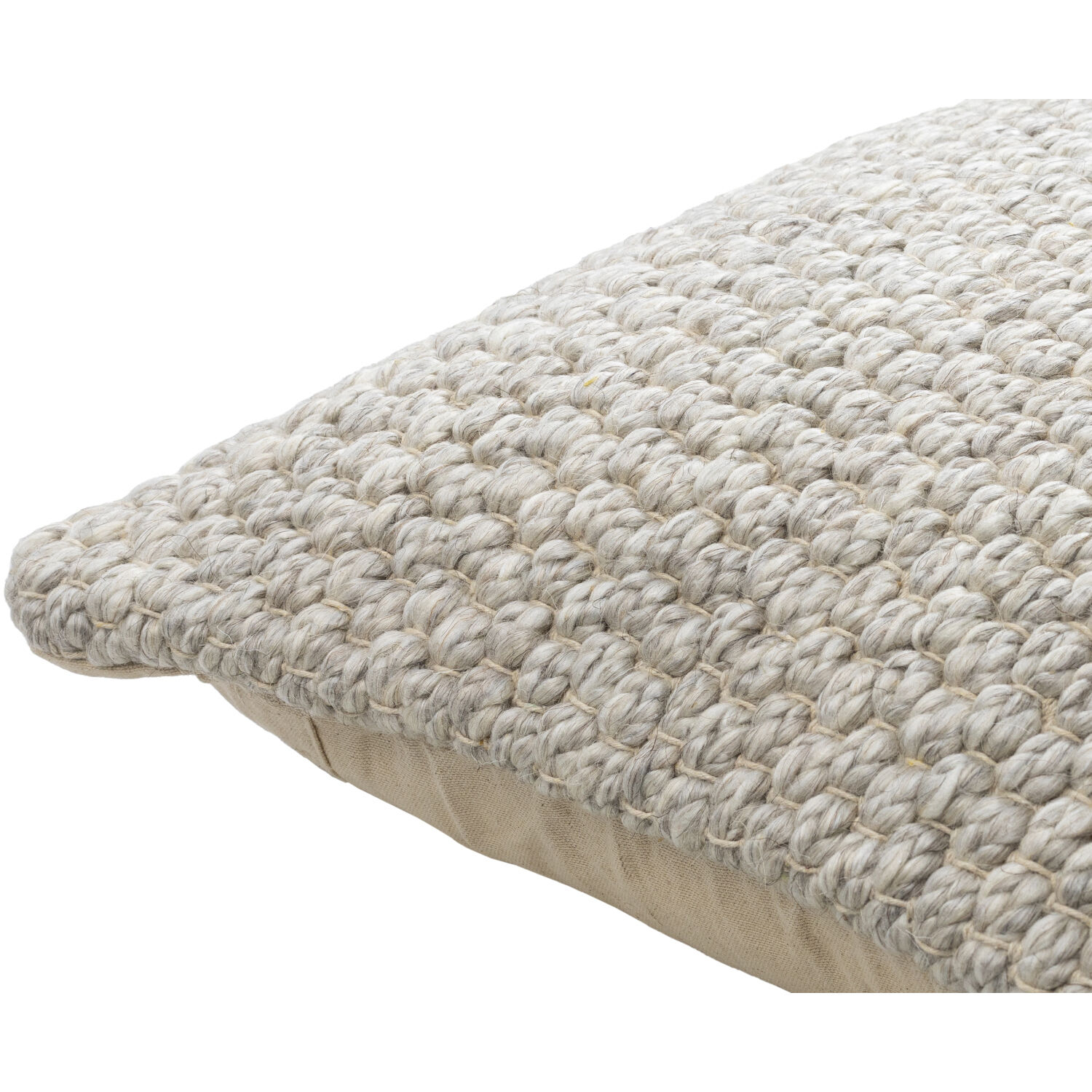 Kolapur 22 X 22 inch White/Light Silver/Ash Accent Pillow