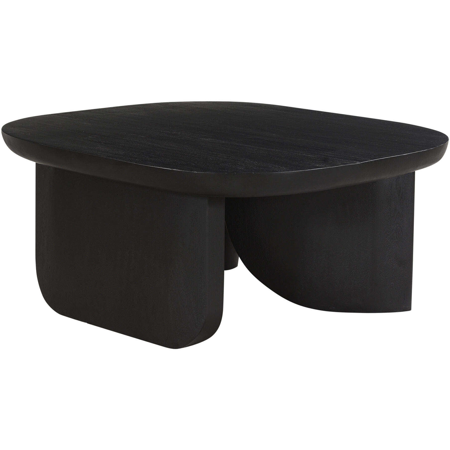 Era 35.5 X 31.5 inch Black Coffee Table