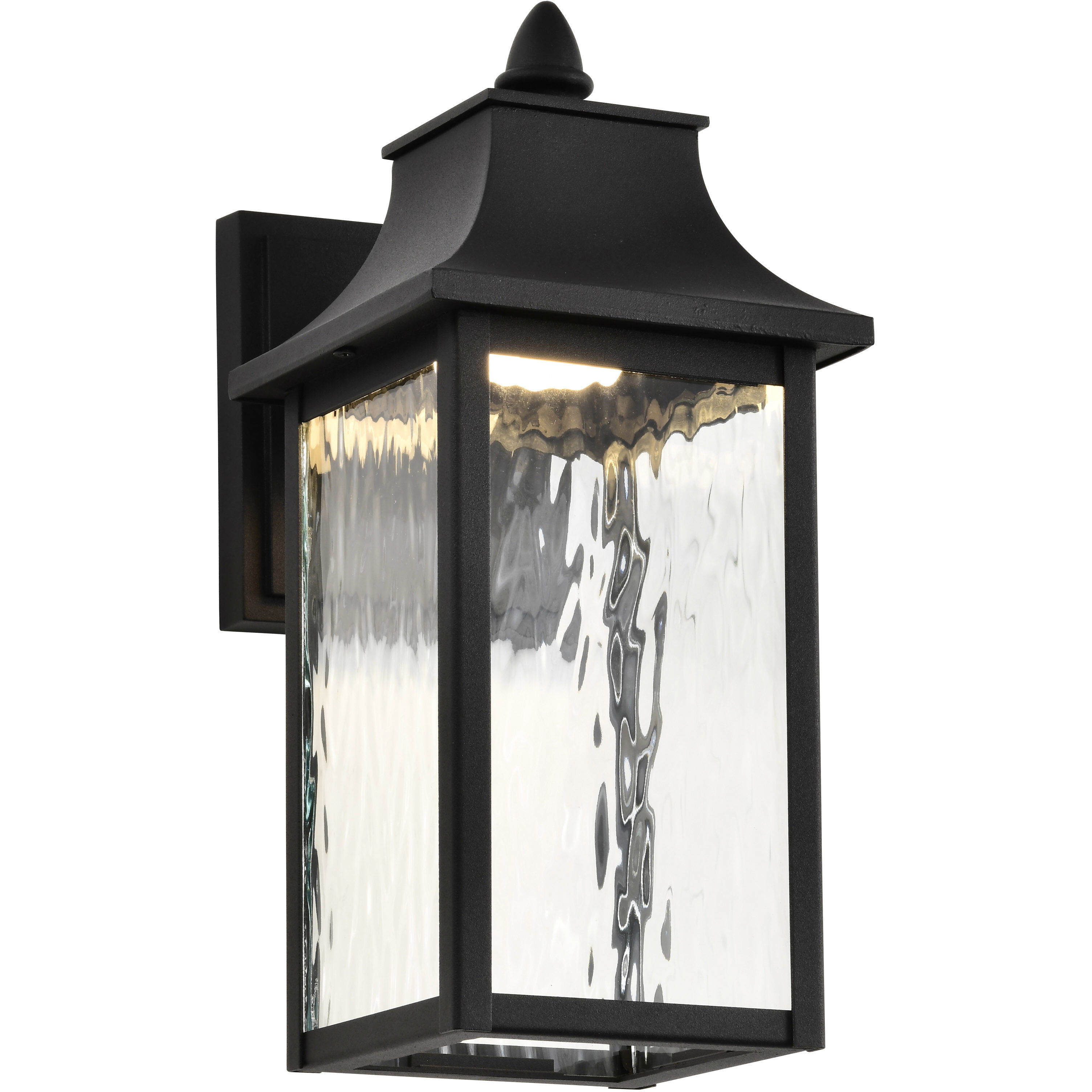 Austen LED 13.25 inch Matte Black Outdoor Wall Sconce