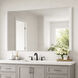 Luminance 60 X 42 inch Polished Chrome LED Wall Mirror
