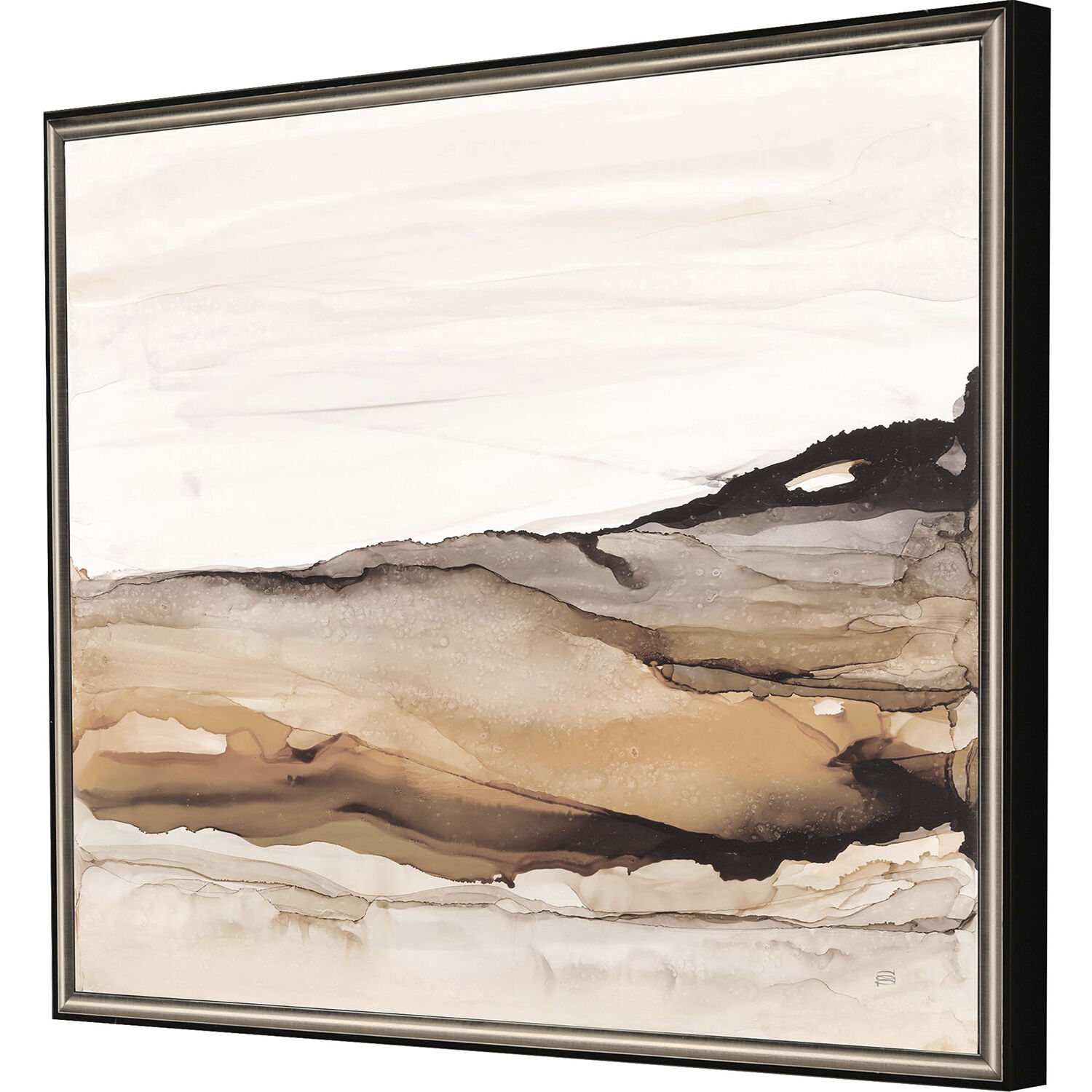 Neutralscape 31 X 25 inch Non-Glass Framed Art, Propac