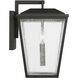 Drew & Jonathan Kennewick 2 Light 13.75 inch Textured Black Outdoor Wall Lantern, Medium