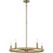 Windward Passage 5 Light 26.75 inch Soft Brass Chandelier Ceiling Light