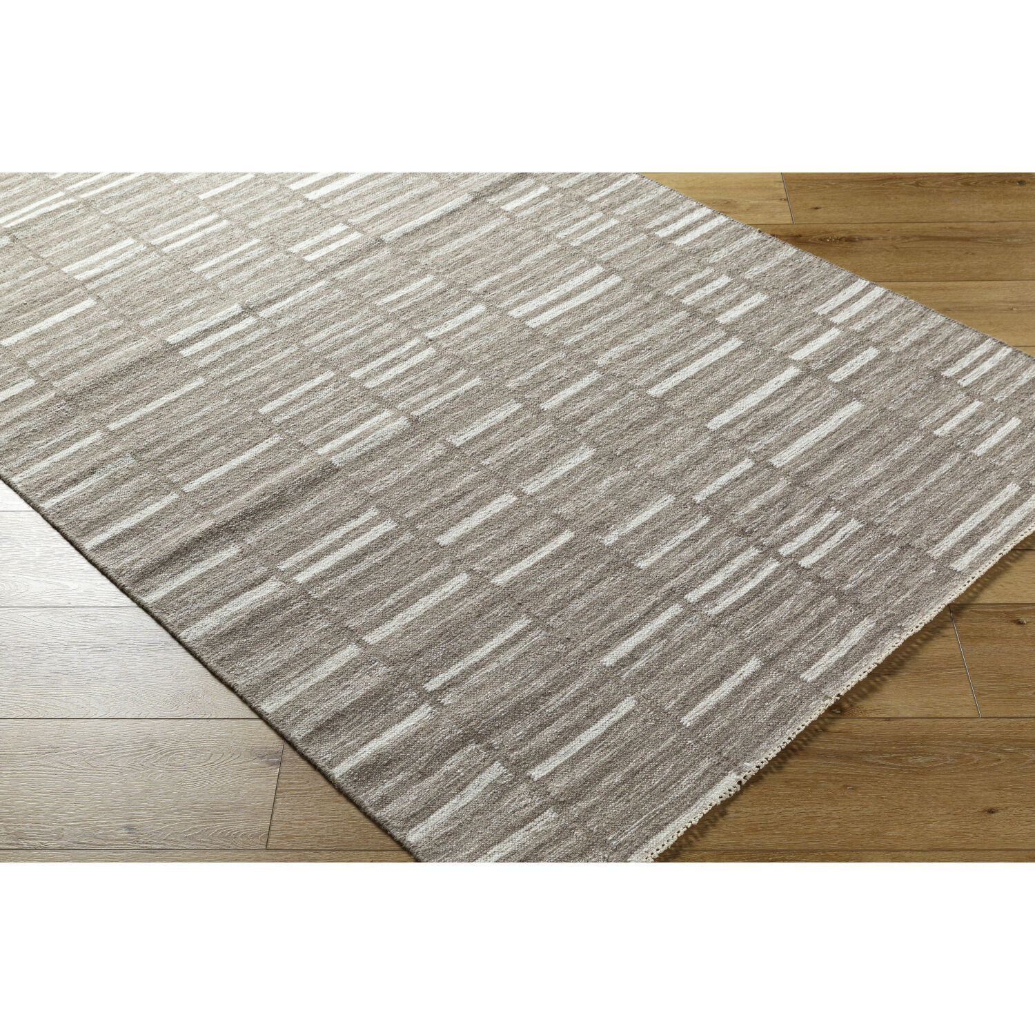 Marseille 108 X 72 inch Nickel/Sage Handmade Rug in 6 x 9